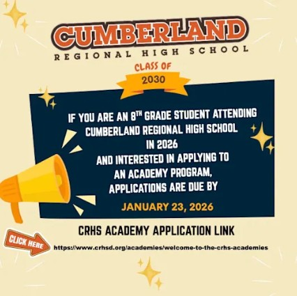 CRHS Academy Deadline
