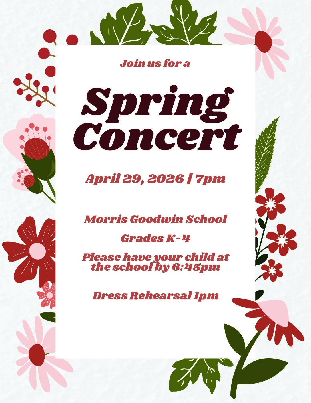 Spring Concert @ MGS